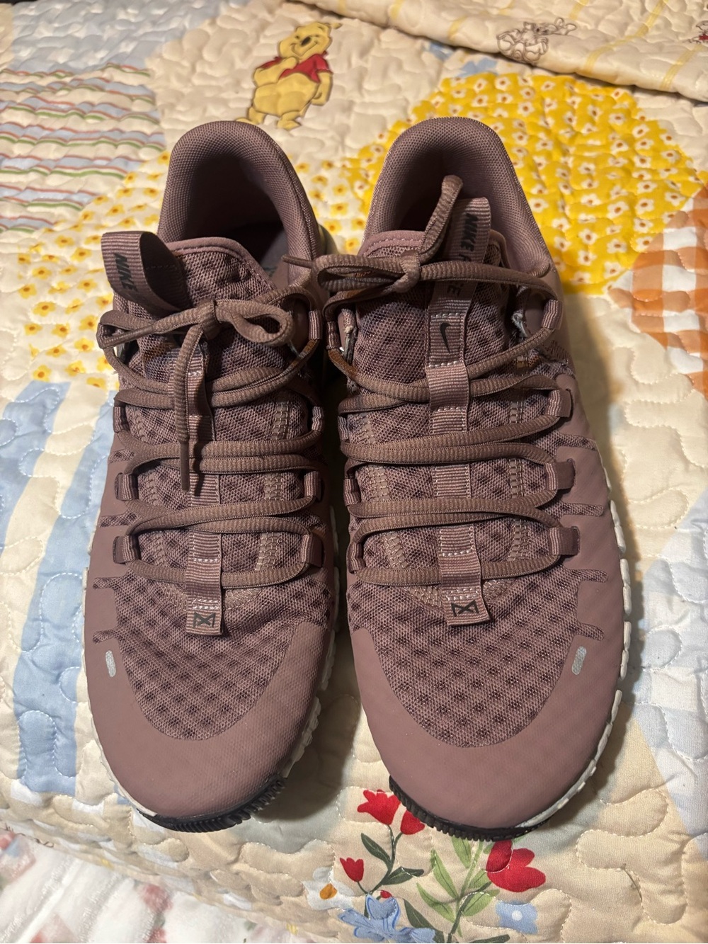 Nike Women’s Mauve Mesh Lace-Up Sneakers